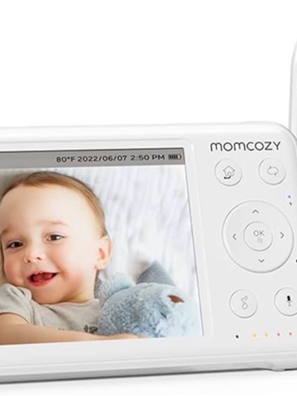 NEW Momcozy 5.5" HD Baby Monitor (White)